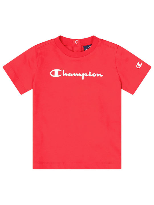 Champion Kinder Set mit Shorts Sommer 2Stück Rot