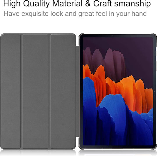 Sonique Тънък Флип Капак Издръжлив Черен Samsung Galaxy TAB S7+ 12,4" / Galaxy TAB S8+ 12,4"