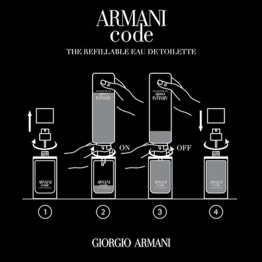 Giorgio Armani Code Eau de Toilette Refillable 50ml