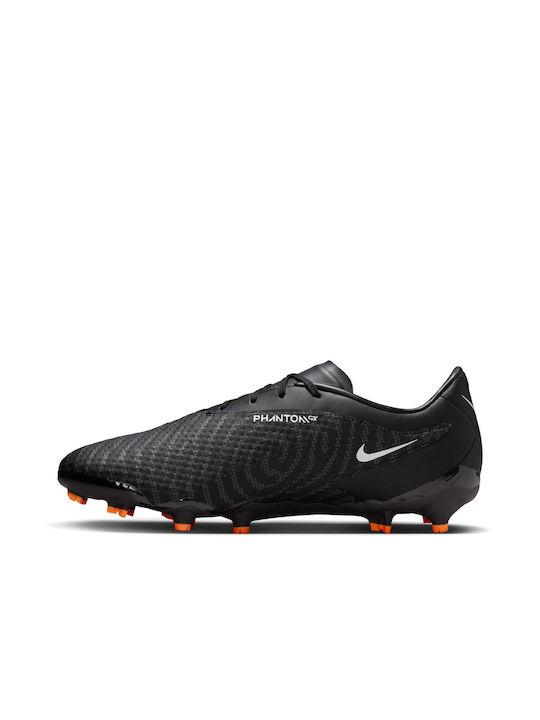 Nike Phantom GΧ Academy FG/MG Low Football Shoes with Cleats Black