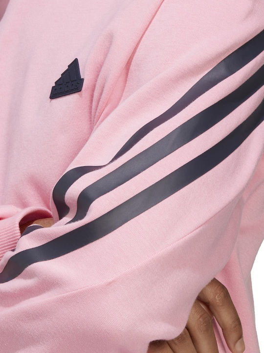 Sportswear Men's Sweatshirt with Hood & Pockets Pink