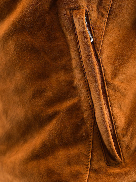 Lederjacke Jacke Tabac Braun