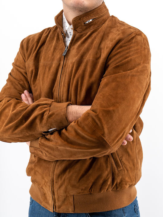 Lederjacke Jacke Tabac Braun