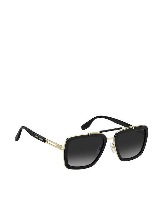 Marc Jacobs Sonnenbrillen mit Schwarz Schildkröte Rahmen und Schwarz Verlaufsfarbe Linse MARC 674/S 807/9O