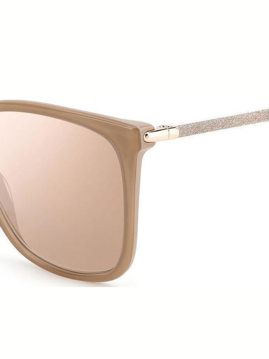 Jimmy Choo Women's Sunglasses with Pink Frame and Pink Lens Scilla/S FWM/2S
