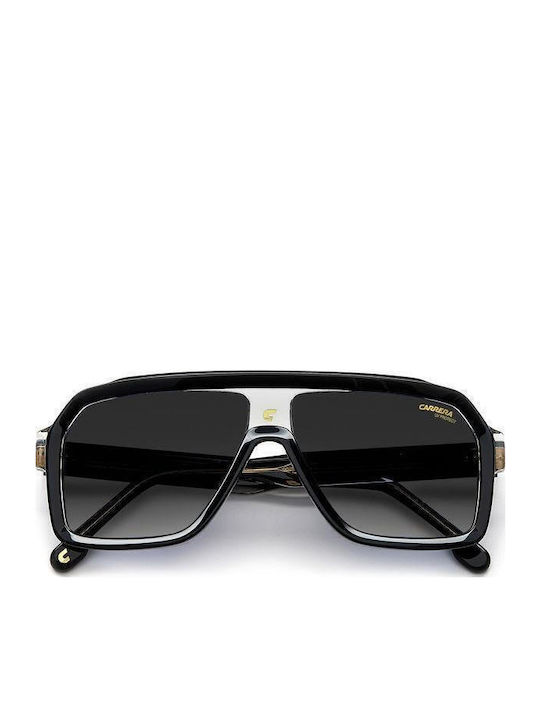 Carrera Men's Sunglasses with Black Plastic Frame and Gray Gradient Lens 1053/S 08Α/9O