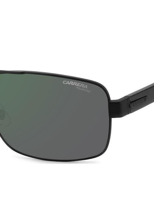 Carrera Herren Sonnenbrille mit Schwarzem Metallrahmen und Grauen Polarisiert Gläsern 8063/S 003/Q3