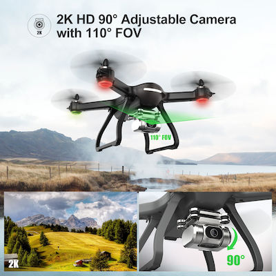 Holy Stone HS700D-4K Drohne 5 GHz mit 4K Kamera und Fernbedienung, Kompatibel mit Smartphone με 2 Μπαταρίες & Θήκη HS700DKIT