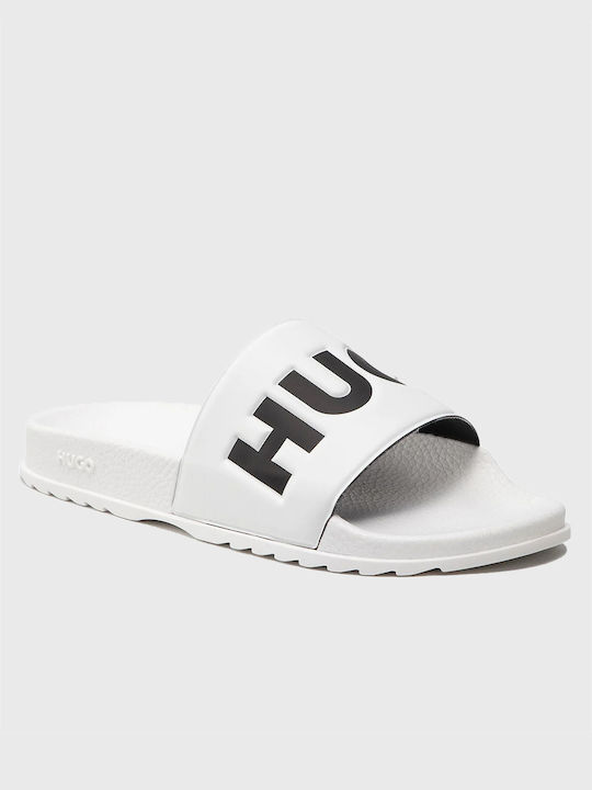 Hugo Women's Slides White 50471749-100