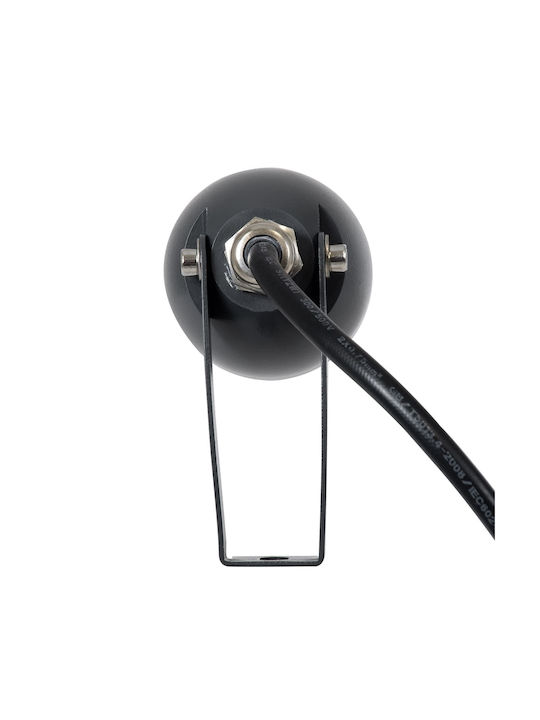 GloboStar GloboStar Außenstehlampen Projektor LED 3W mit Warmes Weiß IP67 Graue