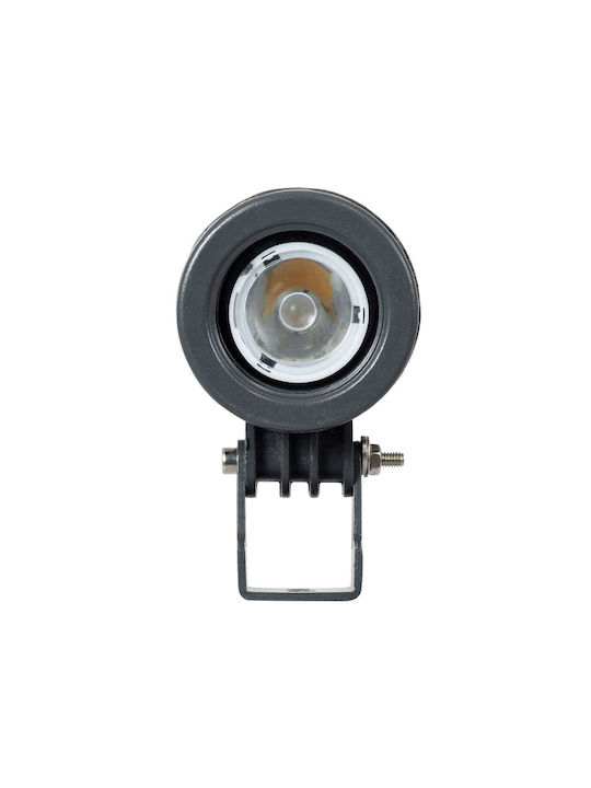 GloboStar Treelighttreeditа Außenstehlampe Projektor LED Außenbereich 3W mit Warmweißem Licht IP67 Graue