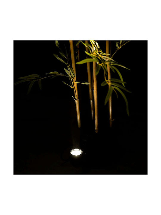 GloboStar Treelighttreeditа Außenstehlampe Projektor LED Außenbereich 3W mit Warmweißem Licht IP67 Graue