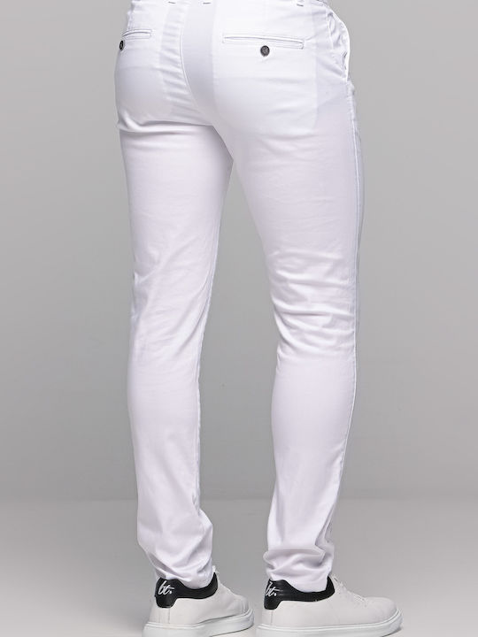 Ben Tailor Men's Trousers Chino White