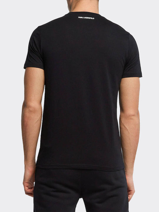 Karl Lagerfeld Men's Short Sleeve T-shirt Black