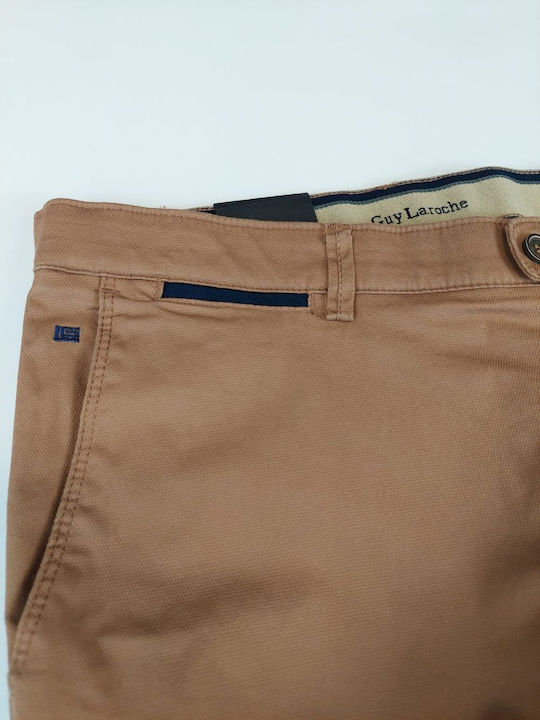 Guy Laroche Herrenhose Chino Braun