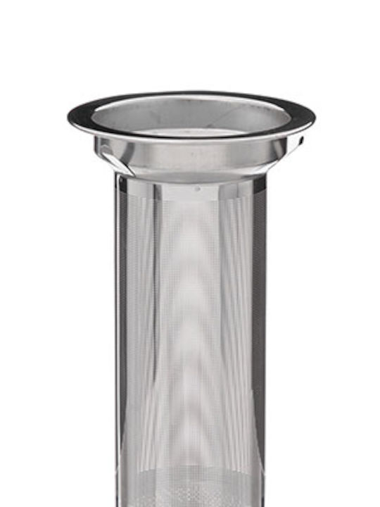 Spout Τσαγιέρα με Φίλτρο Ανοξείδωτη Διάφανη 1300ml