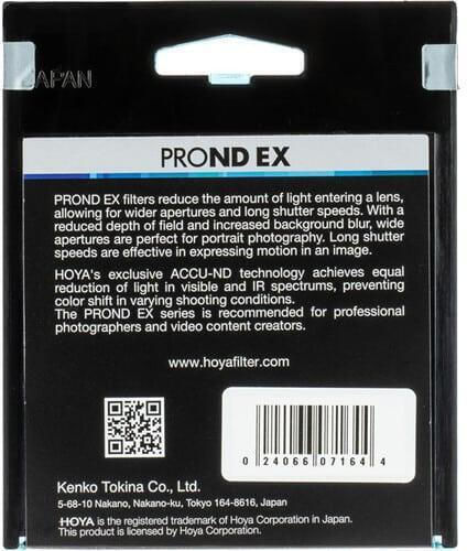 Hoya 58NDEX1000 Φίλτρo ND Διαμέτρου 58mm για Φωτογραφικούς Φακούς