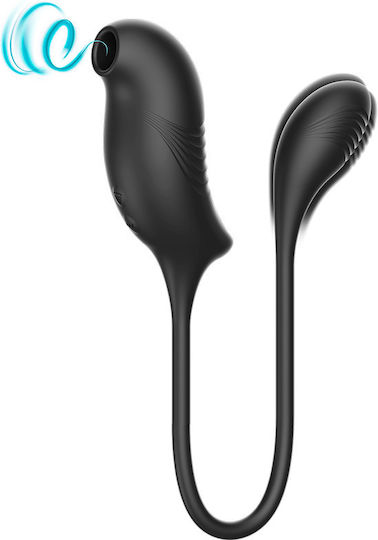Ibiza Sauger Vagina mit Vibration Klitoris-Sauger Stimulator & Vibrator Black 1Stück
