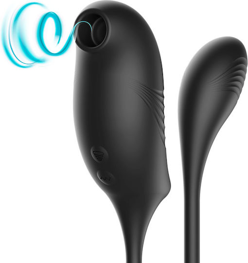 Ibiza Sauger Vagina mit Vibration Klitoris-Sauger Stimulator & Vibrator Black 1Stück