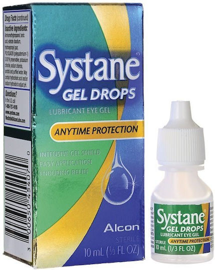 Alcon Systane Gel Drops Οφθαλμικές Σταγόνες 10ml