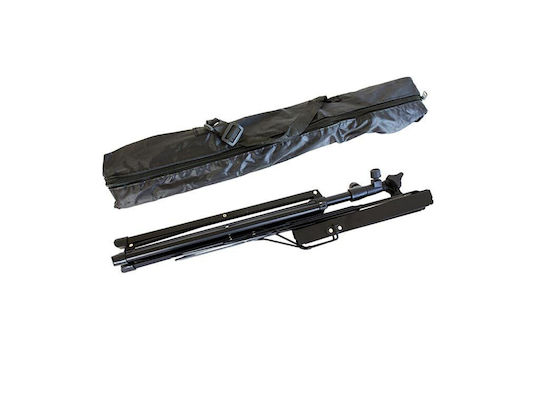 Music Stand Height 64-136cm Black AT00011939