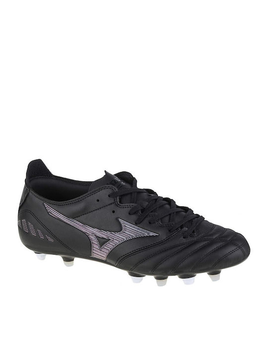 Mizuno Morelia Neo III Pro Mix Ποδοσφαιρικά Παπούτσια με Τάπες Μαύρα