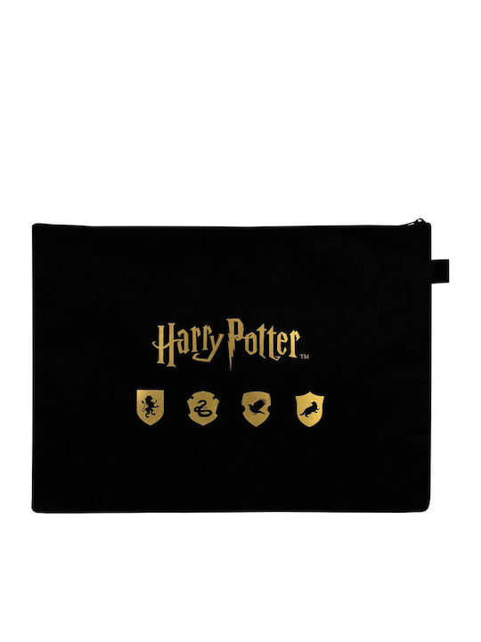 Blue Sky Studios Hogwarts Παιδικό Πορτοφόλι με Φερμουάρ για Αγόρι Μαύρο Blue Sky Studios Hogwarts Παιδικό Πορτοφόλι με Φερμουάρ για Αγόρι Μαύρο