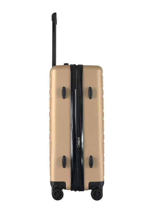 Amber AM1003 Large Hard Suitcase Amber with 4 Wheels Height 76cm