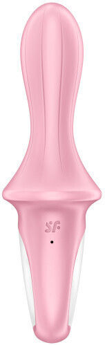 Satisfyer Air Pump Booty 5+ Inflatable Anal Vibrator Pink 23.6cm