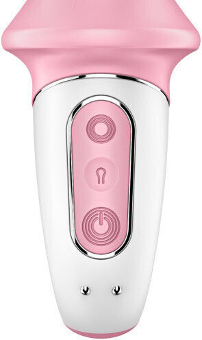 Satisfyer Air Pump Booty 5+ Inflatable Anal Vibrator Pink 23.6cm