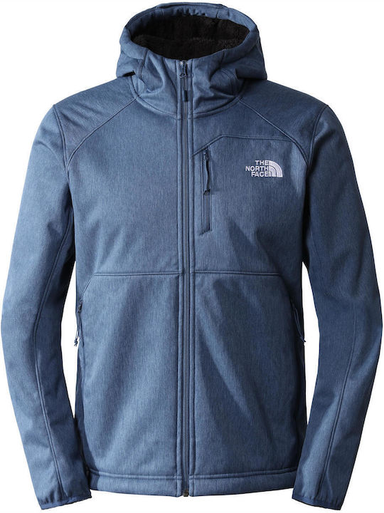 Quest Hooded Geci Barbat ΧiemiΧaΤiكo Softshell Waterproof şi cu Protecție Împotriva Vântului Bălțată