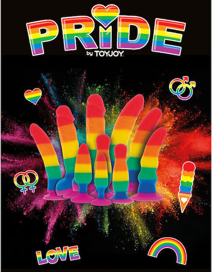 Ns Novelties Colours Pride Edition Realistisches Dildo mit Hoden und Saugnapf 15cm
