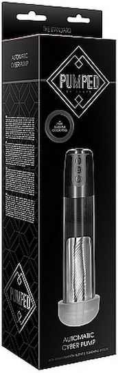 Shots Automatic Cyber Pump with Masturbation Sleeve Pompa Penis Transparent