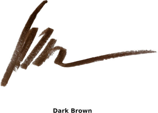 MUA Brow Define Eyebrow Pencil With Blending Brush Pencil for Eyebrows Dark Brown