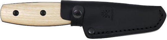 Morakniv Finn Blackblade Μαχαίρι Ash Wood σε Δερμάτινη Θήκη (S)
