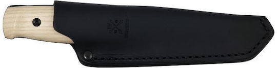 Morakniv Wit Blackblade Messer Ash Holz mit Leder-Gehäuse (S)