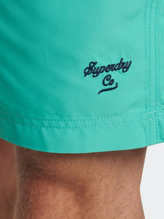 D2 Ovin Vintage Polo Men's Swimwear Shorts Turquoise