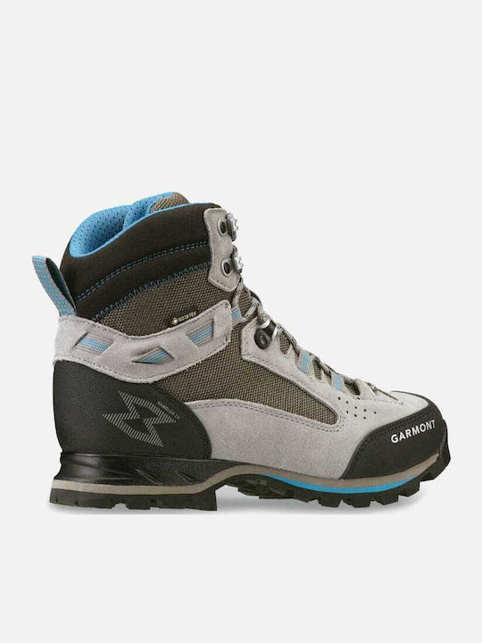 Garmont Rambler 2.0 GTX Γυναικεία Ορειβατικά Μποτάκια Αδιάβροχα με Μεμβράνη Gore-Tex Warm Grey / Aquablue