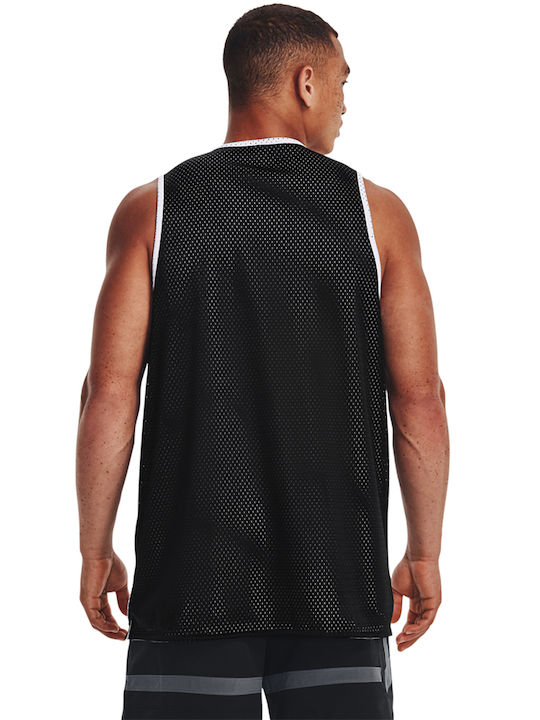 Under Armour Baseline Reversible Bluza Sportivă pentru Bărbați cu Mânecă Scurtă Neagră
