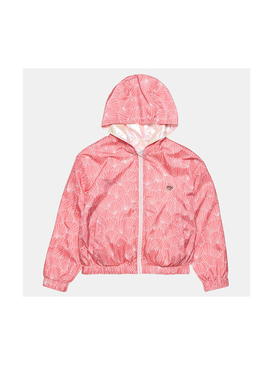 Alouette Kids Casual Jacket short Double Sided Hooded Pink