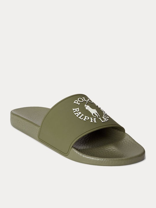 Ralph Lauren Slides Khaki