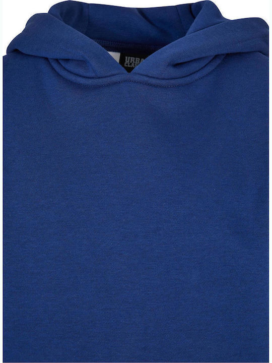 Kinder-Sweatshirt mit Kapuze und Taschen Blau