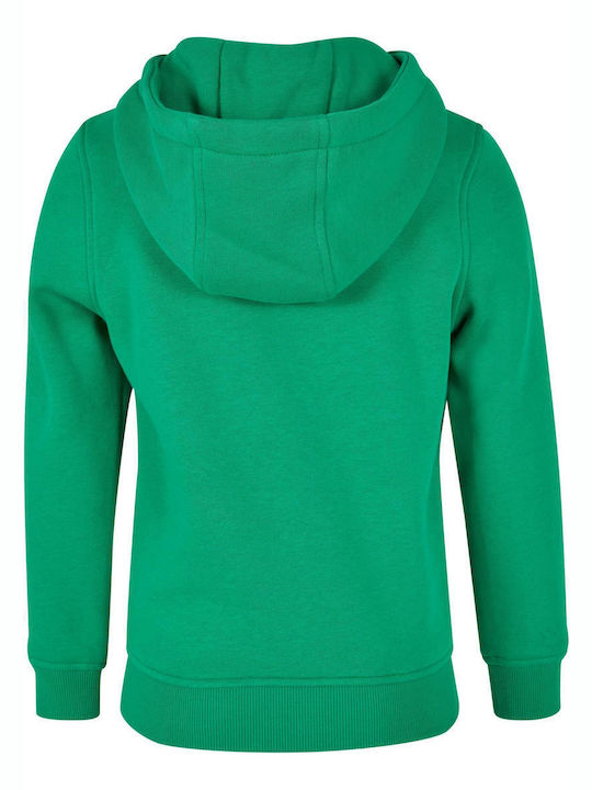 Urban Classics Kids Sweatshirt with Hood and Pocket Green