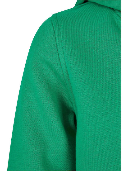 Hanorac Copii cu Glugă și Buzunare Verde