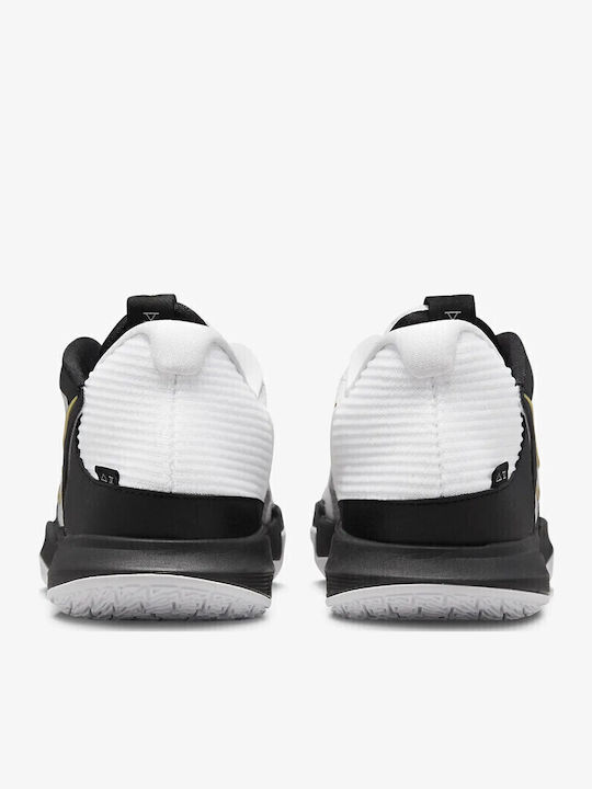 Kyrie 5 Low Low Basketball Shoes White / Metallic Gold Black