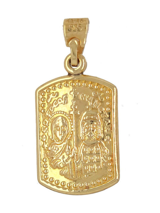 Mertzios.gr Charm Talisman Aus 14K Gold