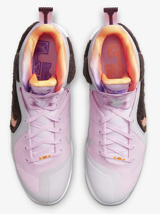 LeBron IX Ψηλά Μπασκετικά Παπούτσια Ροζ