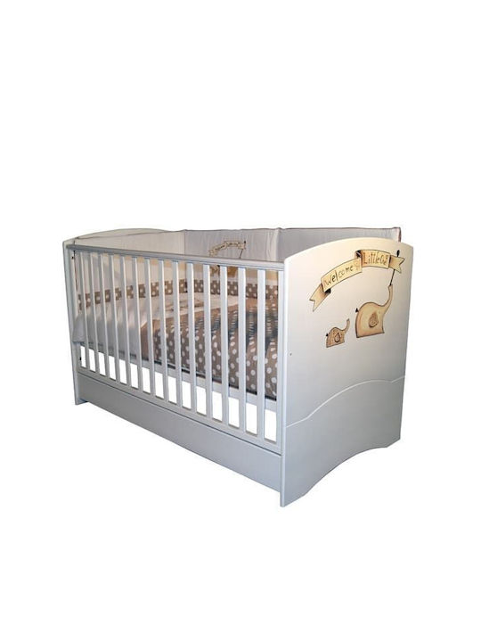 Santa Bebe Babybett Christina Weiß Für Matratze 70x140cm