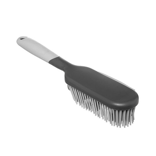 5Five Plastic Dustpan & Brush Set Grey