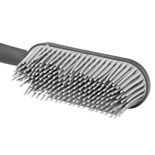 5Five Plastic Dustpan & Brush Set Grey